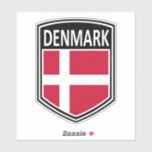 Sticker National - Danemark (Feuille)