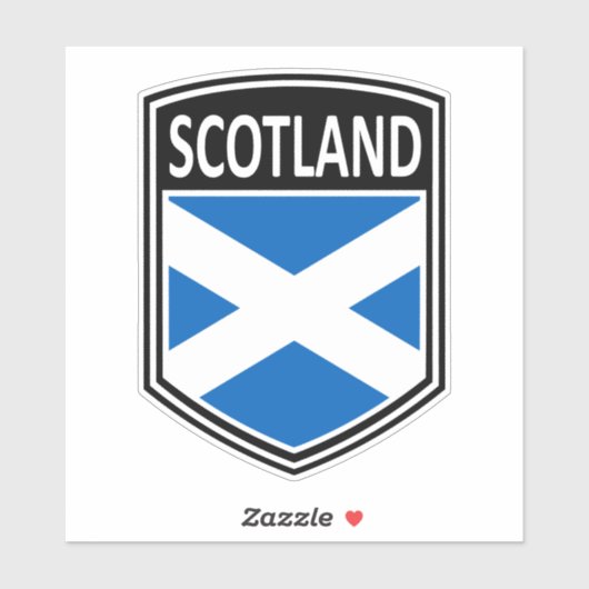 Sticker National - Ecosse (Feuille)