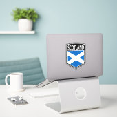 Sticker National - Ecosse (Ordinateur portable sur le bureau)