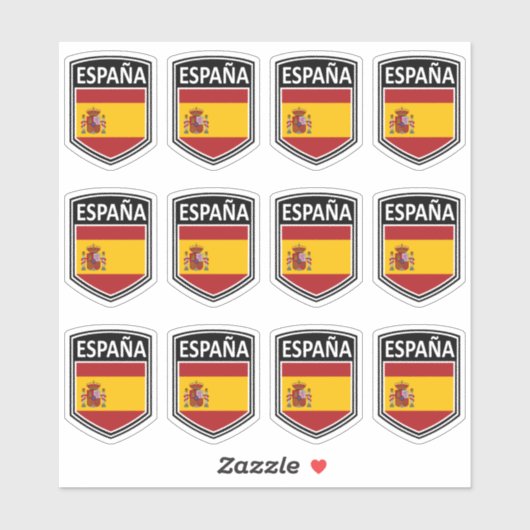 Sticker National - Espagne (Feuille)