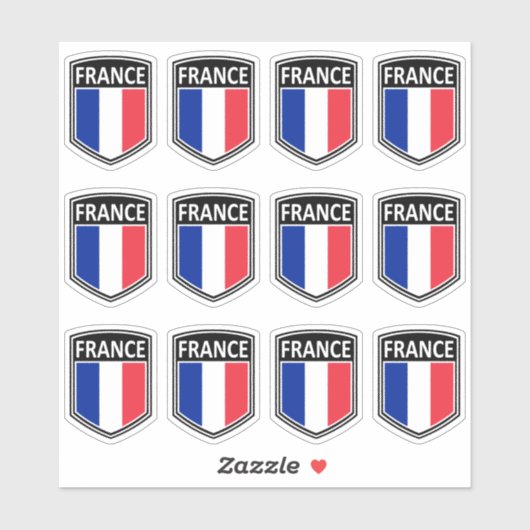 Sticker National - France (Feuille)