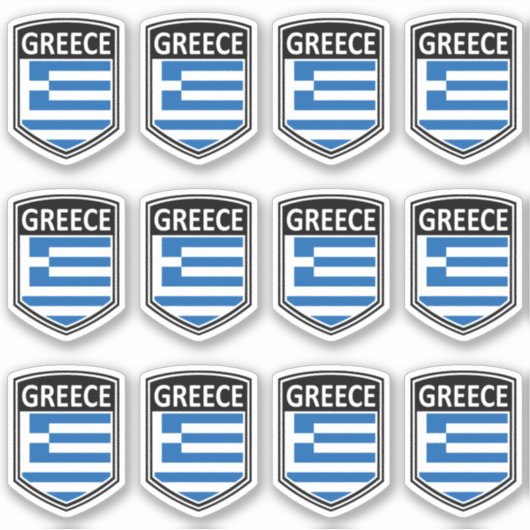 Sticker National - Grèce (Devant)