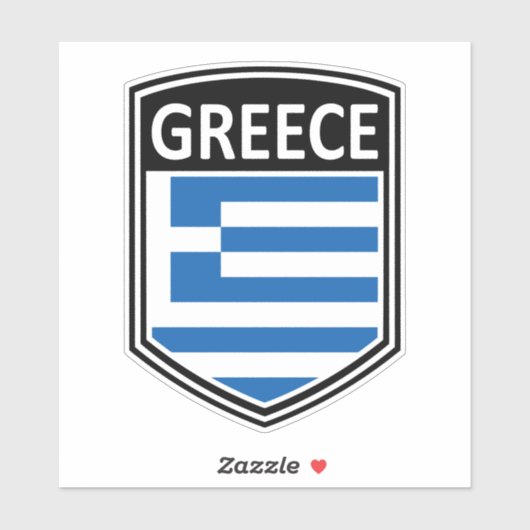 Sticker National - Grèce (Feuille)