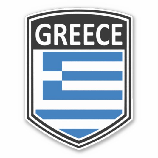 Sticker National - Grèce (Devant)