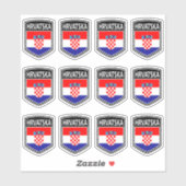 Sticker National - Hrvatska (Feuille)