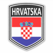Sticker National - Hrvatska (Devant)