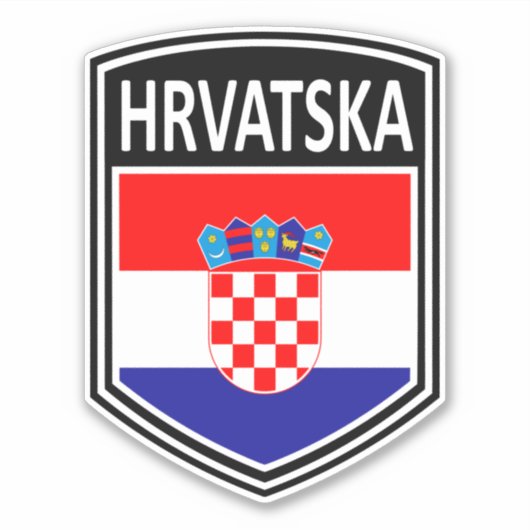Sticker National - Hrvatska (Devant)
