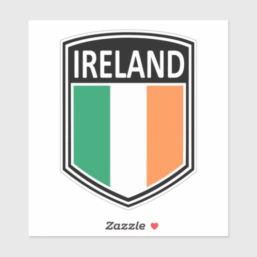 Sticker National - Irlande (Feuille)