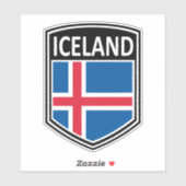 Sticker National - Islande (Feuille)
