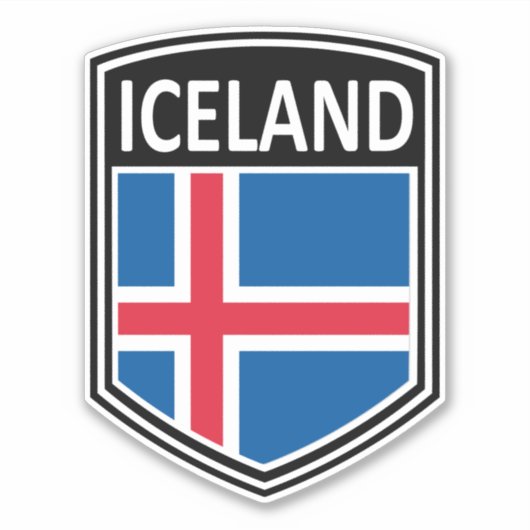 Sticker National - Islande (Devant)