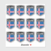 Sticker National - Islande (Feuille)