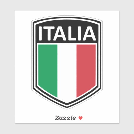 Sticker National - Italia (Feuille)