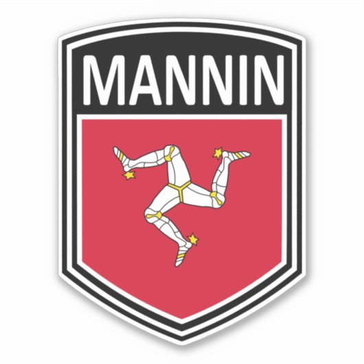 Sticker National - Mannin (Devant)