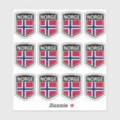 Sticker National - Norge (Feuille)