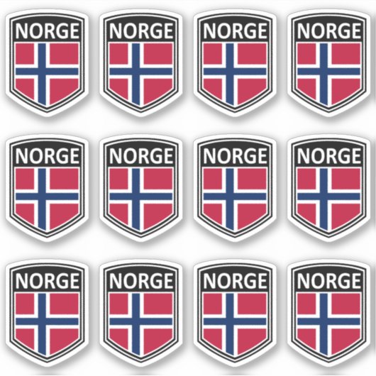 Sticker National - Norge (Devant)