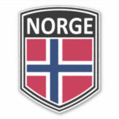 Sticker National - Norge (Devant)