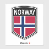 Sticker National - Norvège (Feuille)