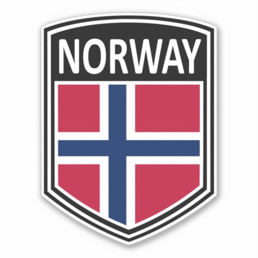 Sticker National - Norvège (Devant)