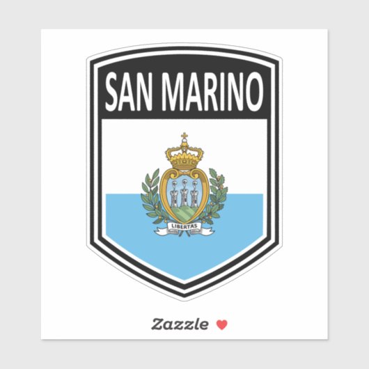 Sticker National - Saint-Marin (Feuille)