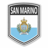Sticker National - Saint-Marin (Devant)