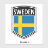 Sticker National - Suède (Feuille)