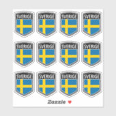 Sticker National - Sverige (Feuille)