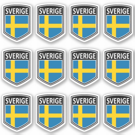 Sticker National - Sverige (Devant)