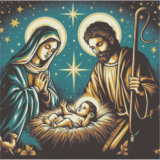 Sticker Nativité (Devant)