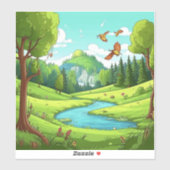 Sticker Nature 15. (Feuille)