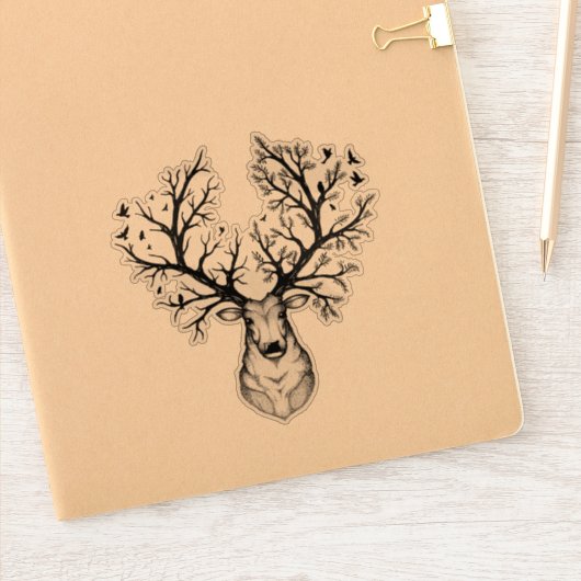 Sticker Nature Deer (Carnet)