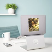 Sticker Nature Déesse Imaginaire afro-américain Art (Ordinateur portable sur le bureau)