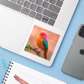 Sticker Nature's Beauty in One Frame (Ordinateur portable avec iPhone)