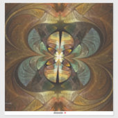 Sticker Natures Matrix Bumble Bee Abstrait (Feuille)