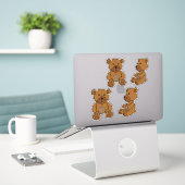 Sticker Naughty Bear (Ordinateur portable sur le bureau)