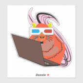 Sticker Naughty Squirrel #100 (Feuille)