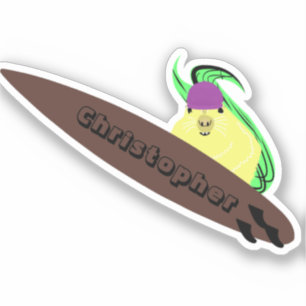 Sticker Naughty Squirrel #1000 Surfing