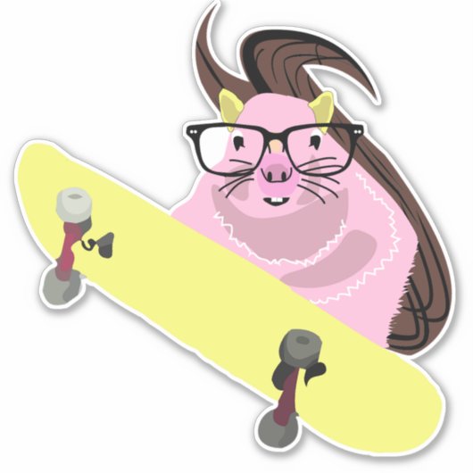 Sticker Naughty Squirrel #108 (Devant)
