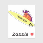Sticker Naughty Squirrel #1094 Surf (Feuille)