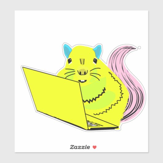 Sticker Naughty Squirrel #111 (Feuille)