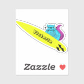 Sticker Naughty Squirrel #1144 Surf (Feuille)