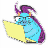 Sticker Naughty Squirrel #120 (Devant)