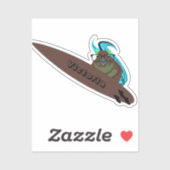 Sticker Naughty Squirrel #1267 Surf (Feuille)