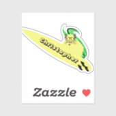 Sticker Naughty Squirrel #129 Surf (Feuille)