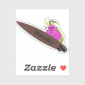 Sticker Naughty Squirrel #1328 Surf (Feuille)