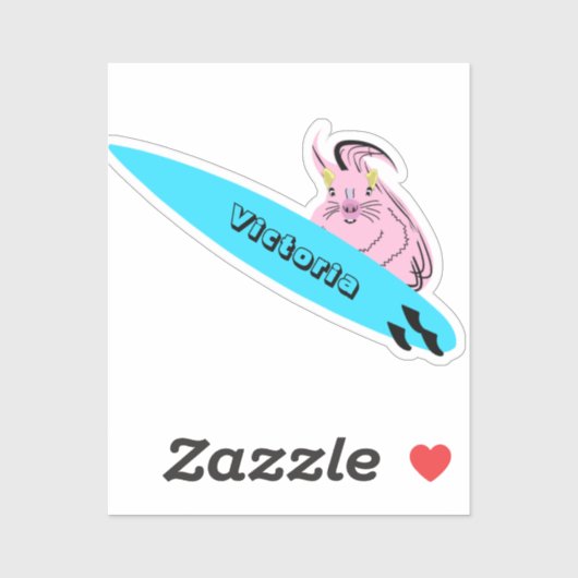 Sticker Naughty Squirrel #1445 Surf (Feuille)