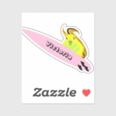 Sticker Naughty Squirrel #1546 Surf (Feuille)