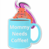 Sticker Naughty Squirrel #156 Coffee Cup (Devant)