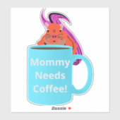 Sticker Naughty Squirrel #156 Coffee Cup (Feuille)