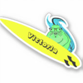 Sticker Naughty Squirrel #1598 Surf (Recto)