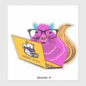 Sticker Naughty Squirrel #16 (Feuille)